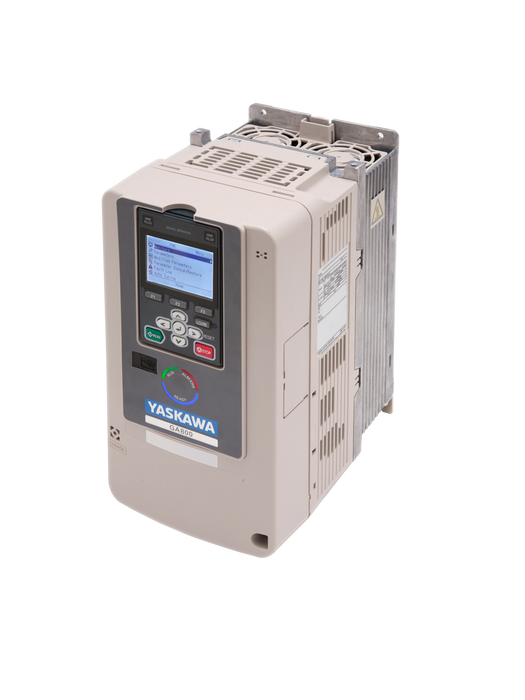 Yaskawa - GA800 AC Drive, M/N:  GA80U4007ABM, 4 HP, 7.1 Amps, ND,  3 HP, 5.5 Amps,  HD, 460 VAC, IP20